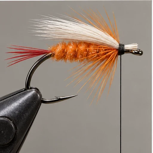 Polar Shrimp, step 5: Fold the wing