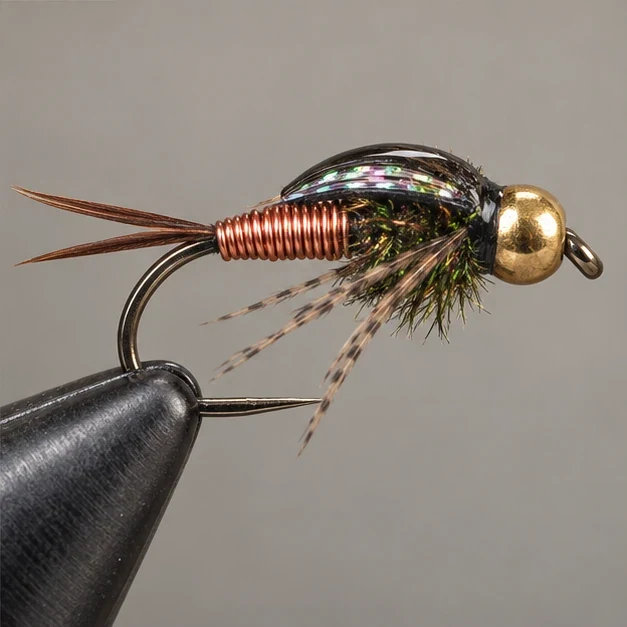 Copper John, step 4: Close the wingcase