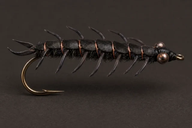 Hellgrammite Nymph fly pattern