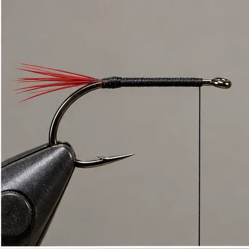 Polar Shrimp, step 2: Set the tail