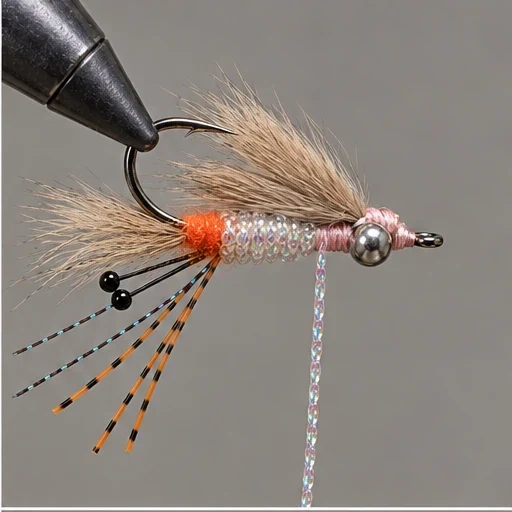 Peterson’s Spawning Shrimp, step 4: Layer the wing