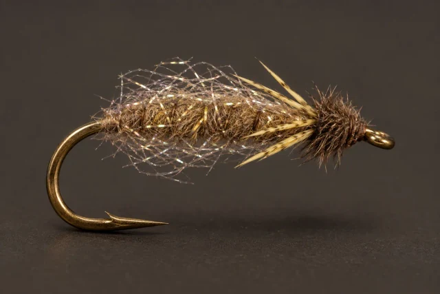 Sparkle Caddis Pupa fly pattern