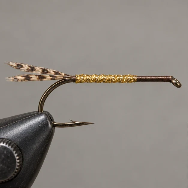 Muddler Minnow, step 1: Tail and body