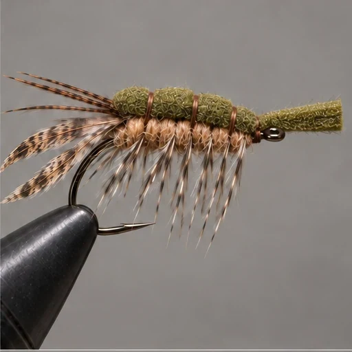 Clouser’s Crayfish, step 4: Abdomen