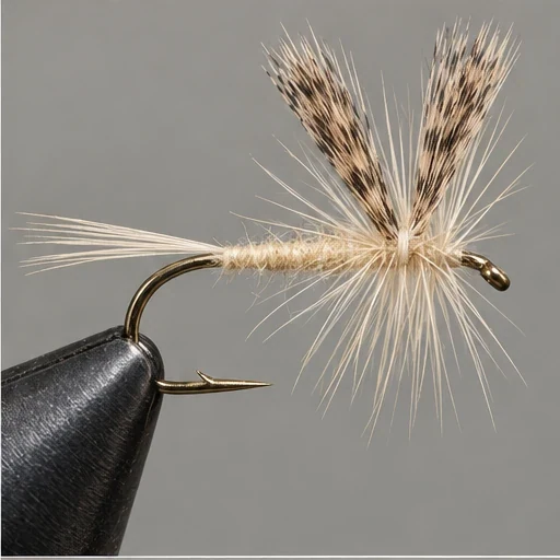 Light Cahill, step 4: Wrap the hackle