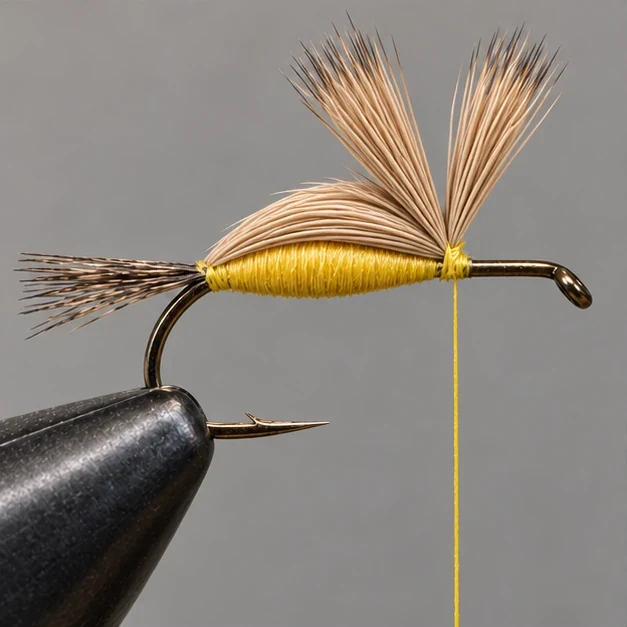 Humpy, step 3: Fold and divide