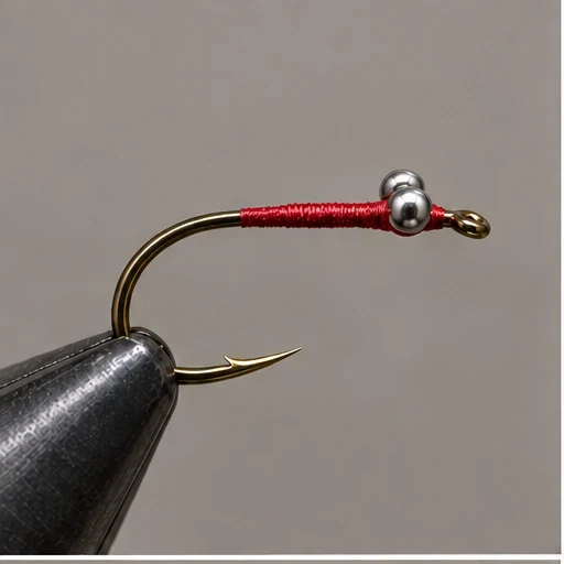 Snowhite’s Damselfly Nymph, step 1: Prepare the eyes